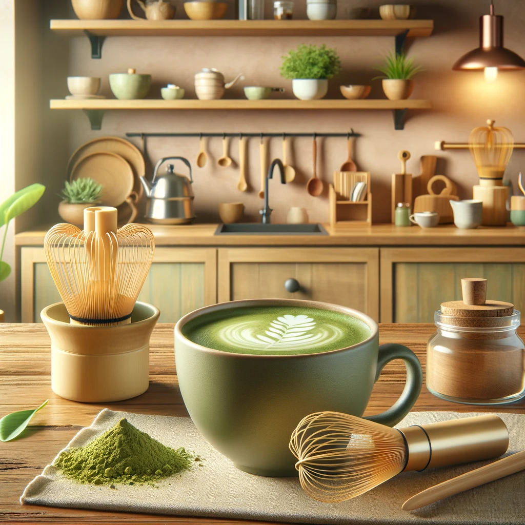 Matcha arbata Maximoje