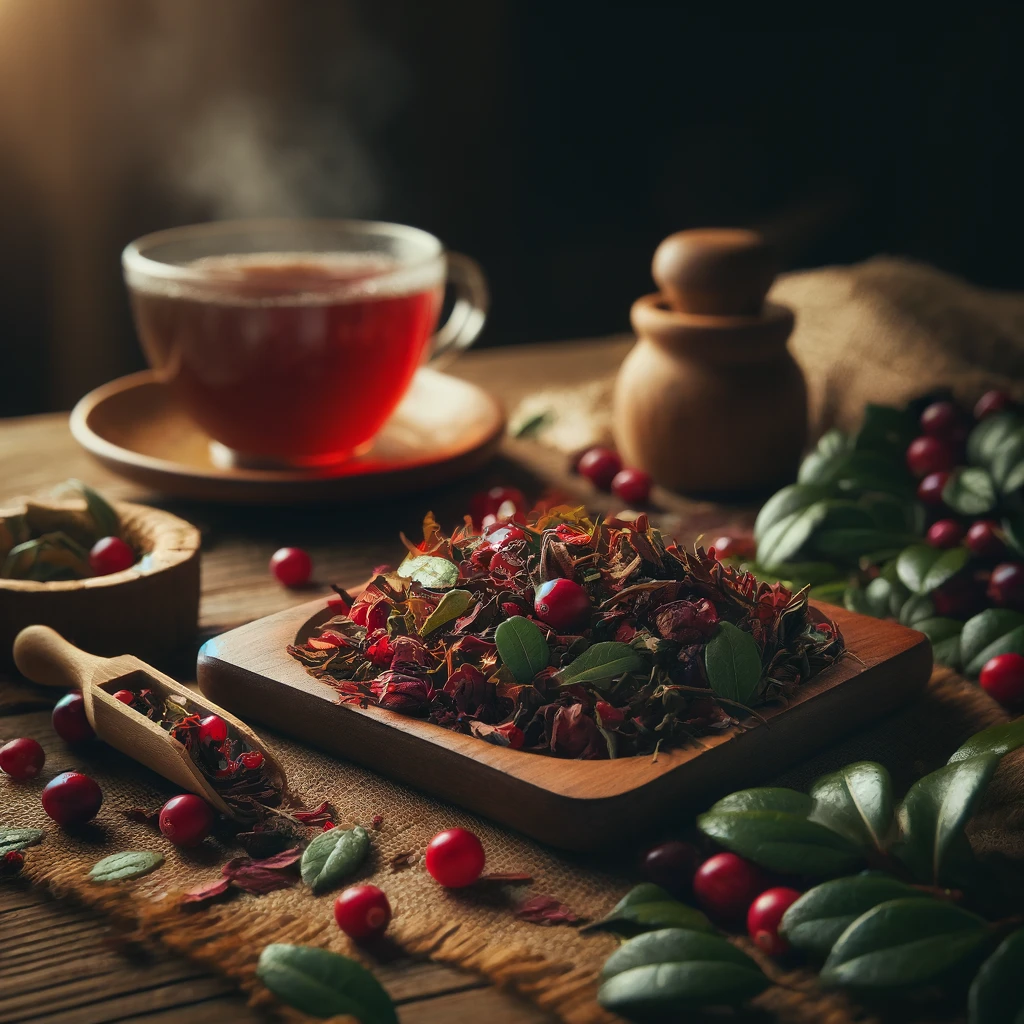 Bruknių lapų arbata