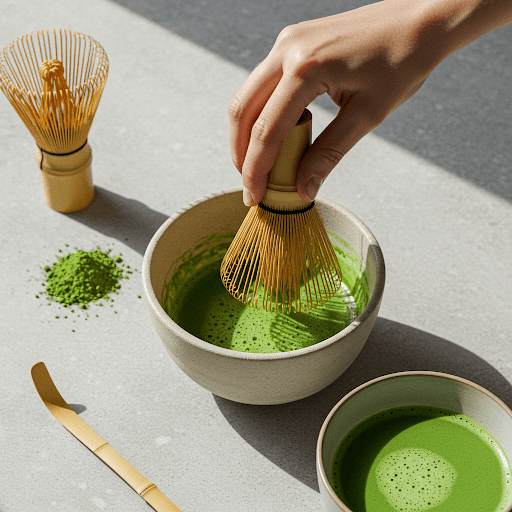 Matcha arbatos paruošimas: nuo tradicijų iki šiuolaikinių subtilybių