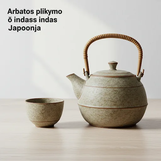 Japoniškas arbatos plikymo indas: tradicijų ir estetikos simbiozė