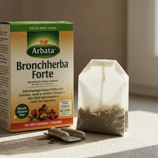 Arbata "BronchoHerba Forte": gilus kvėpavimas gamtos jėga
