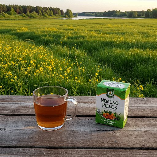 Nemuno pievų arbata: nuo laukinių gėlių iki puodelio ramybės