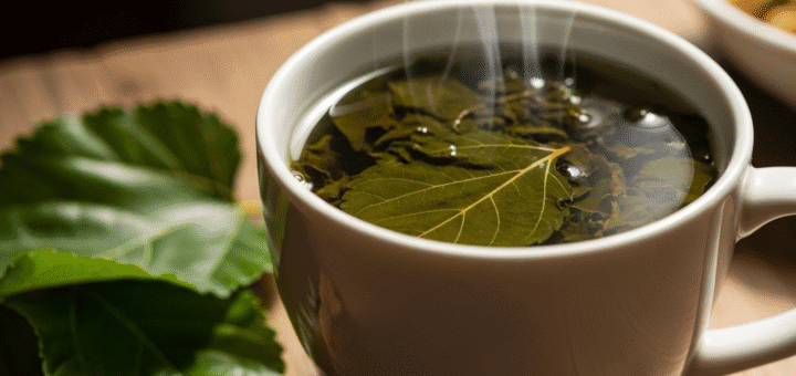 silkmedžio lapų arbata