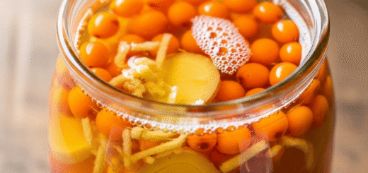 Šaltalankių ir Imbiero Arbatos Koncentratas: Skystas Auksas Jūsų Sveikatai ir Energijai