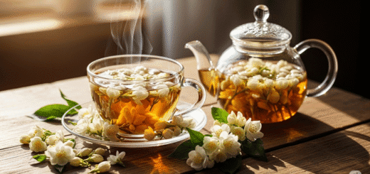 Jazminų Žiedų Arbata: Kvapni Kelionė Nuo Imperatorių Sodų Iki Jūsų Puodelio