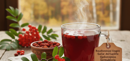 Raudonosios Uogos Galia: Atraskite Gydomąsias Šermukšnių Arbatos Savybes