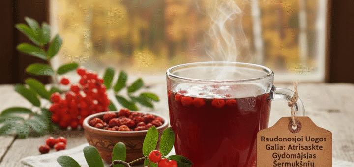Raudonosios Uogos Galia: Atraskite Gydomąsias Šermukšnių Arbatos Savybes