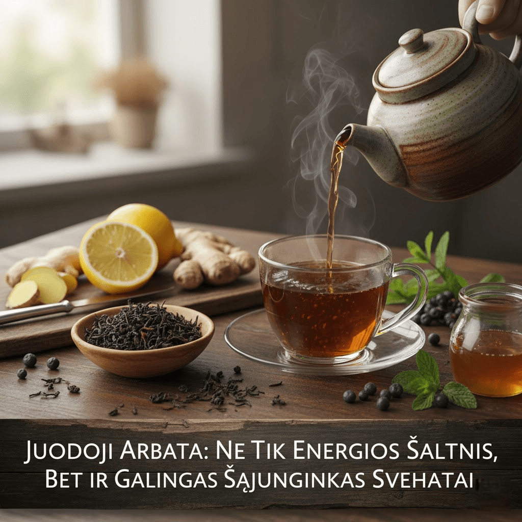 Juodoji Arbata: Ne Tik Energijos Šaltinis, Bet ir Galingas Sąjungininkas Sveikatai Juodoji Arbata: Ne Tik Energijos Šaltinis, Bet ir Galingas Sąjungininkas Sveikatai