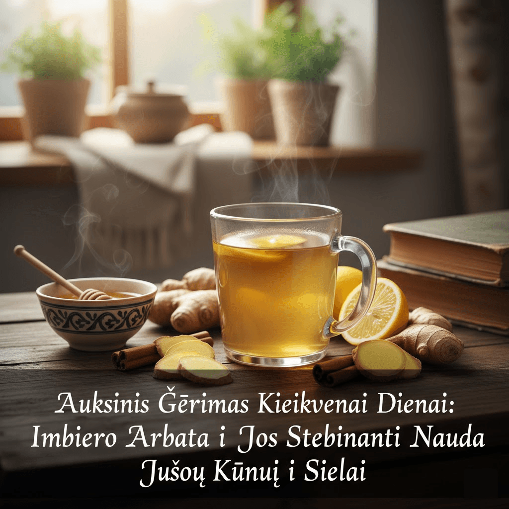 Auksinis Gėrimas Kiekvienai Dienai: Imbiero Arbata ir Jos Stebinanti Nauda Jūsų Kūnui ir Sielai Auksinis Gėrimas Kiekvienai Dienai: Imbiero Arbata ir Jos Stebinanti Nauda Jūsų Kūnui ir Sielai