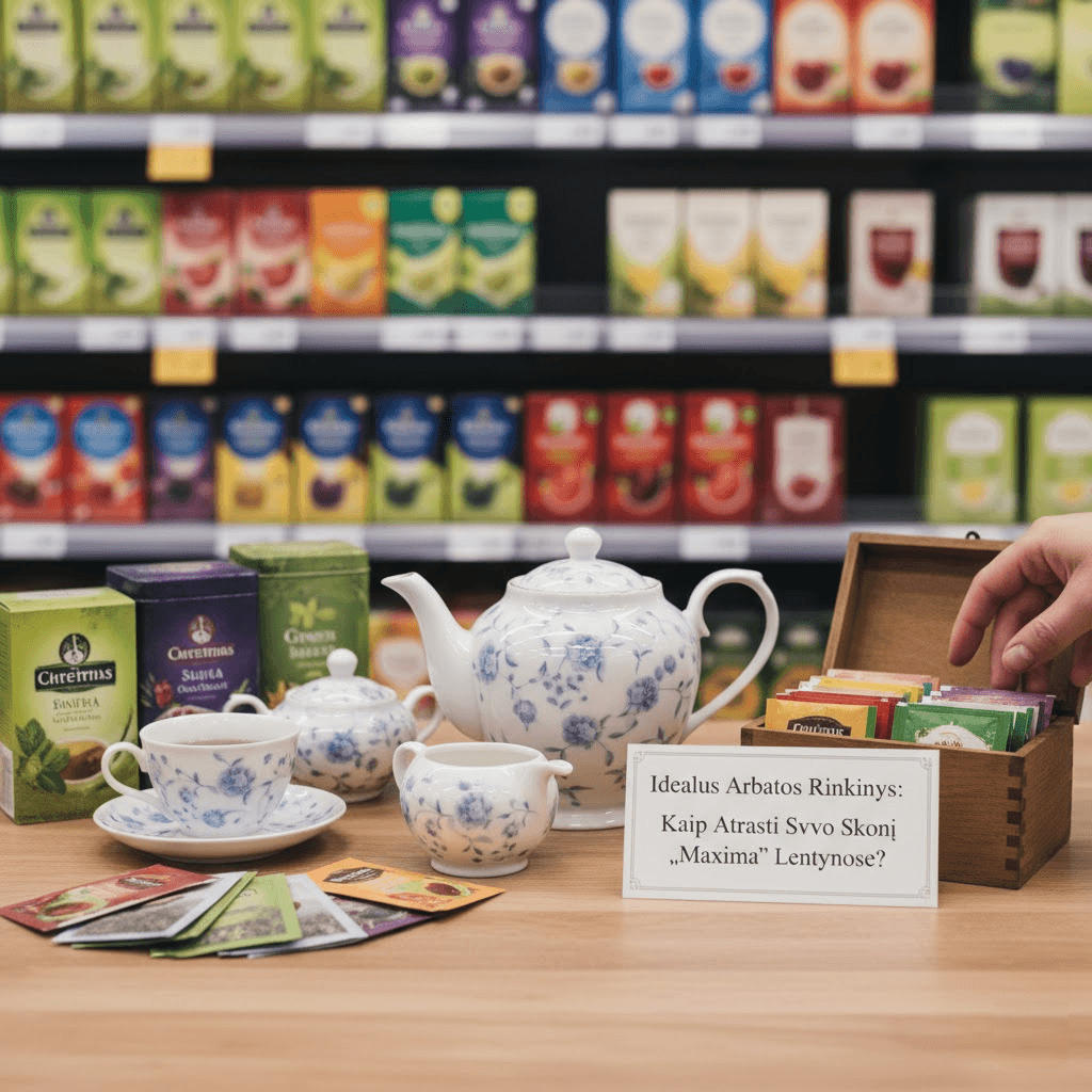 Idealus Arbatos Rinkinys: Kaip Atrasti Savo Skonį „Maxima“ Lentynose?