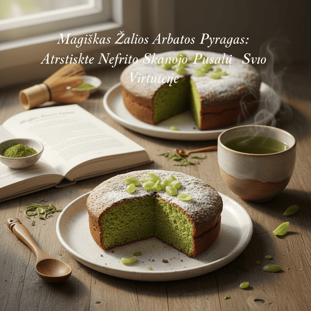 Magiškas Žalios Arbatos Pyragas: Atraskite Nefrito Skaniojo Pasaulį Savo Virtuvėje