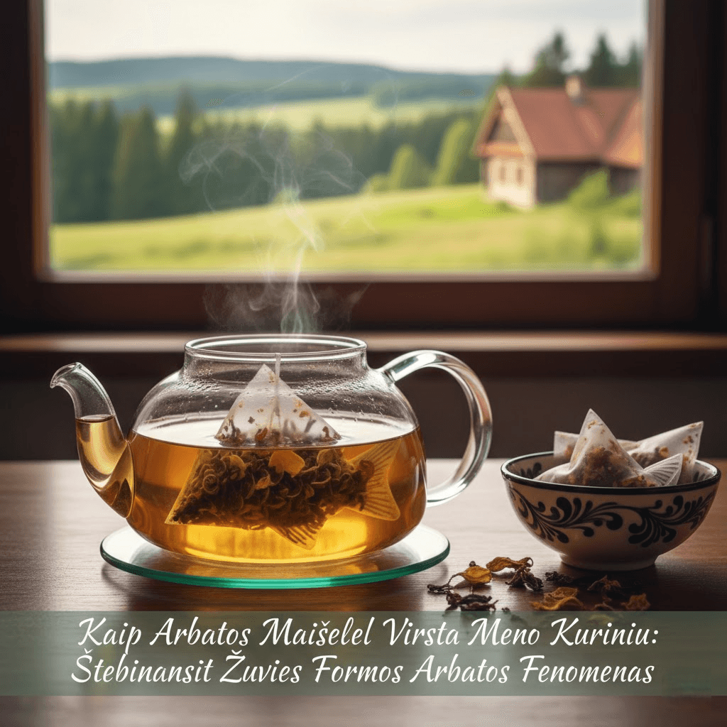 Kaip Arbatos Maišelis Virsta Meno Kūriniu: Stebinantis Žuvies Formos Arbatos Fenomenas