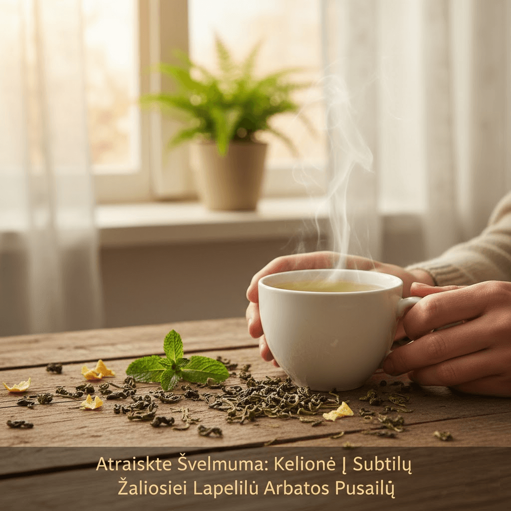 Atraskite Švelnumą: Kelionė Į Subtilų Žaliosios Lapelių Arbatos Pasaulį