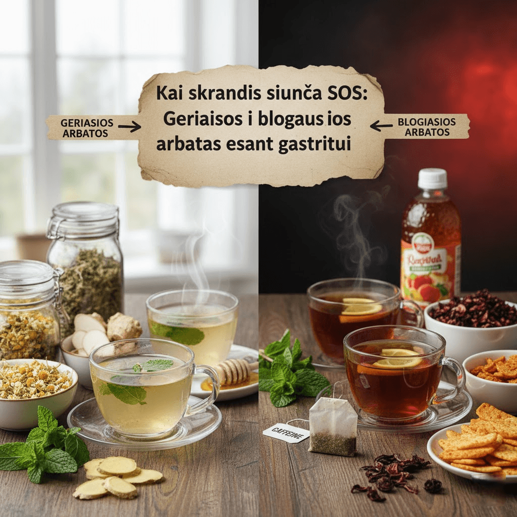 Kai skrandis siunčia SOS: Geriausios ir blogiausios arbatos esant gastritui Kai skrandis siunčia SOS: Geriausios ir blogiausios arbatos esant gastritui