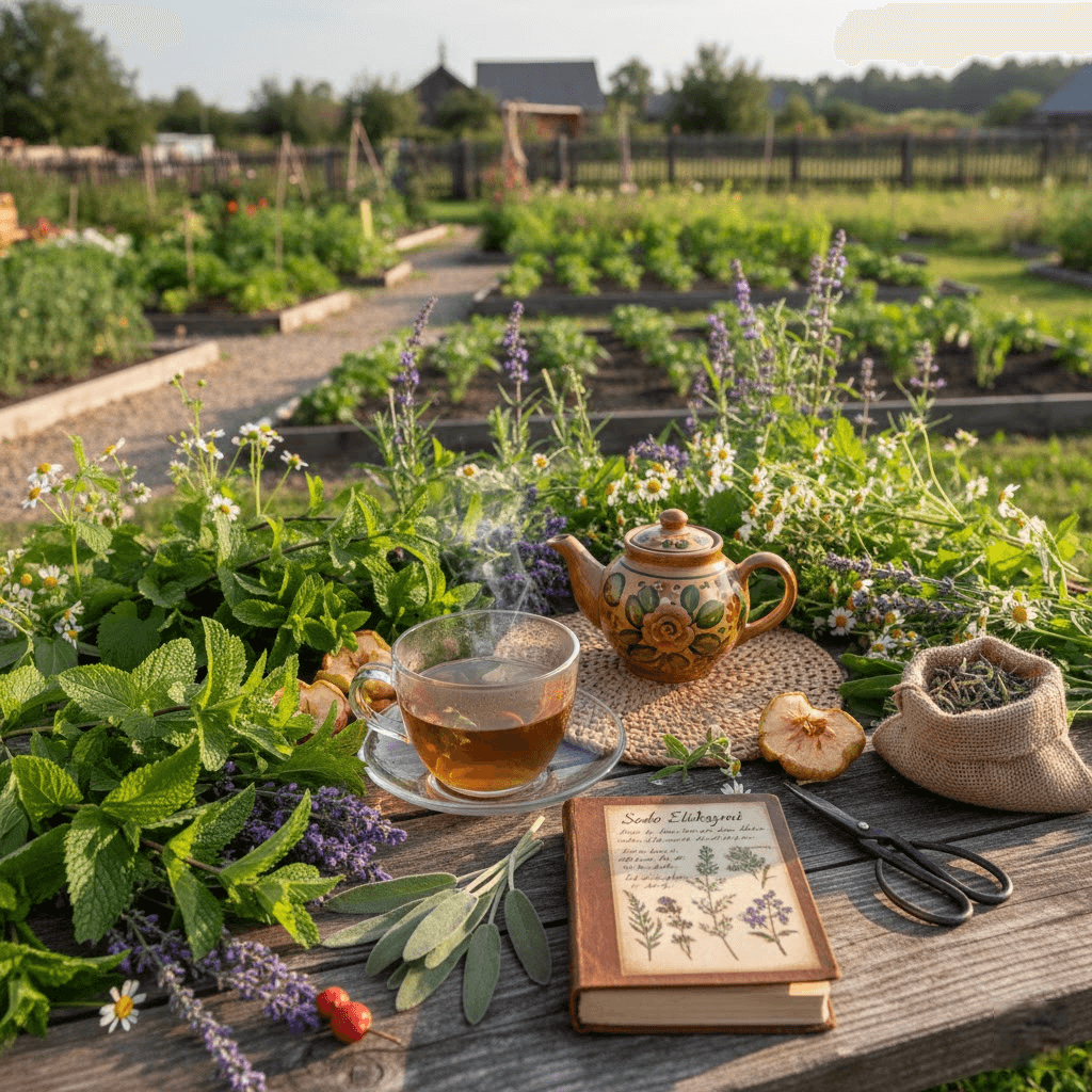 Sodo Eliksyrai: Atraskite Nuosavo Darželio Galią Savo Arbatos Puodelyje