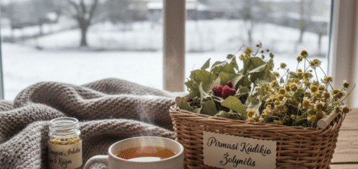 Pirmasis Kūdikio Žolynėlis: Saugios Arbatos Nuo 9 Mėnesių Žvarbiai Dienai Sušildyti