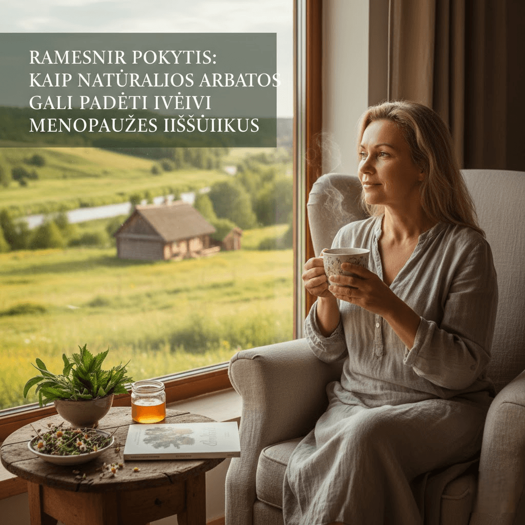 Ramesnis Pokytis: Kaip Natūralios Arbatos Gali Padėti Įveikti Menopauzės Iššūkius