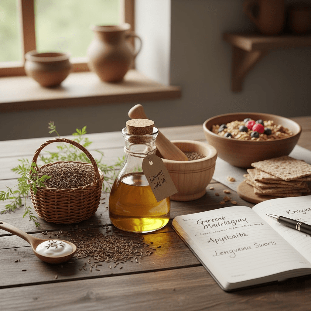 Kmynų Galia: Natūralus Raktas į Geresnę Medžiagų Apykaitą ir Lengvesnį Svorį