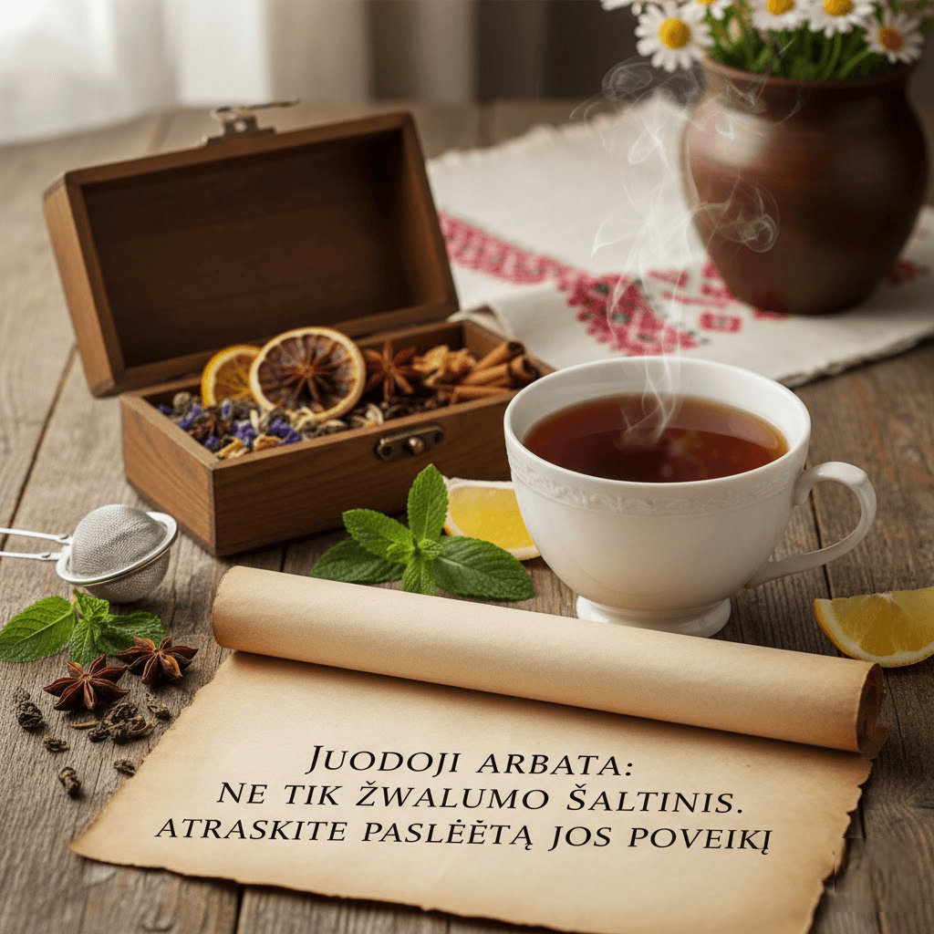 Juodoji arbata: ne tik žvalumo šaltinis. Atraskite paslėptą jos poveikį