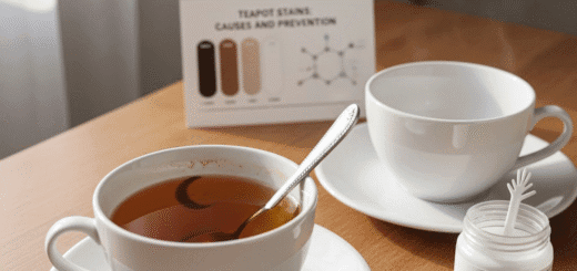 Nuo tamsių dryžių iki spindesio: Kodėl arbata keičia puodelių spalvą ir kaip tai sustabdyti