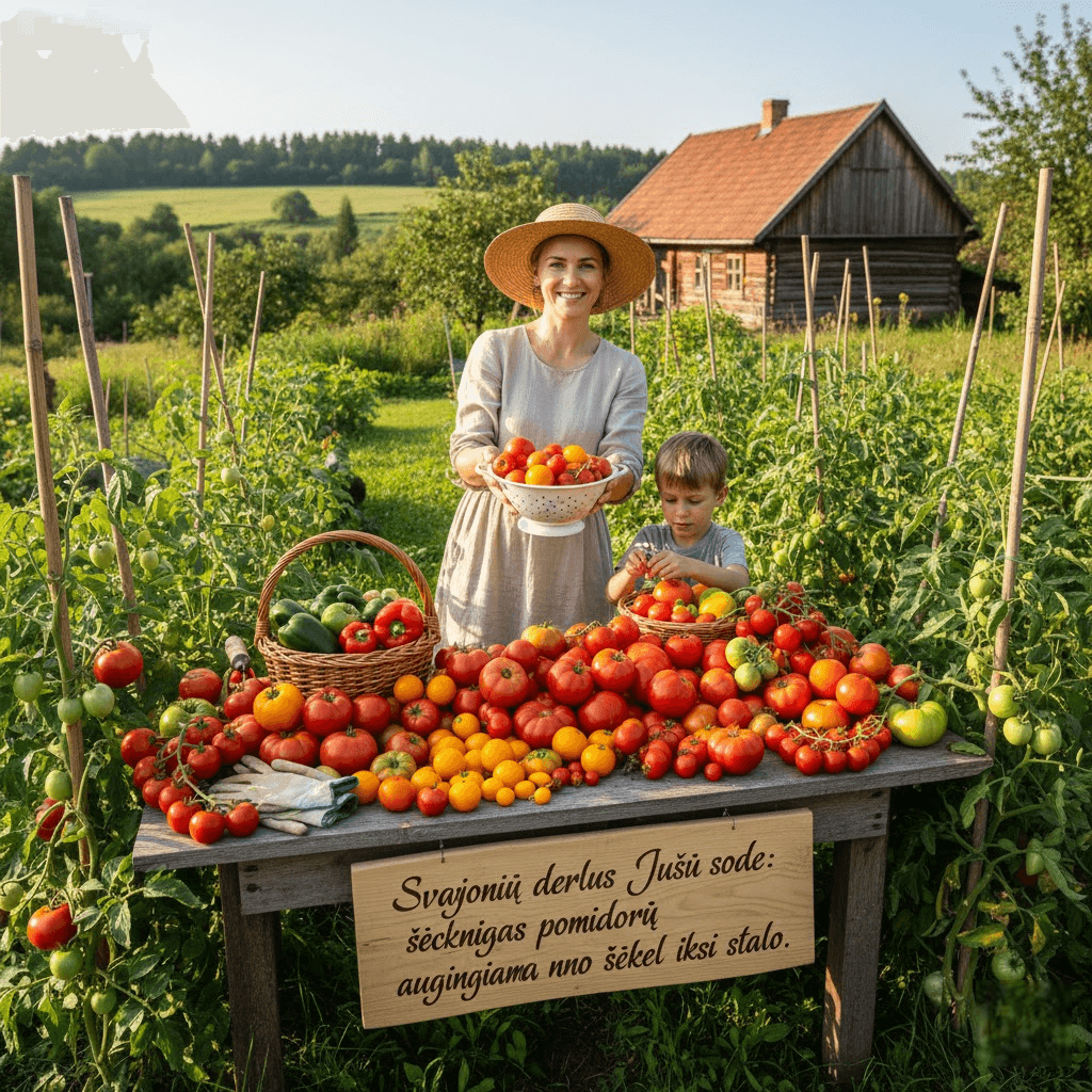 Svajonių derlius Jūsų sode: sėkmingas pomidorų auginimas nuo sėklos iki stalo