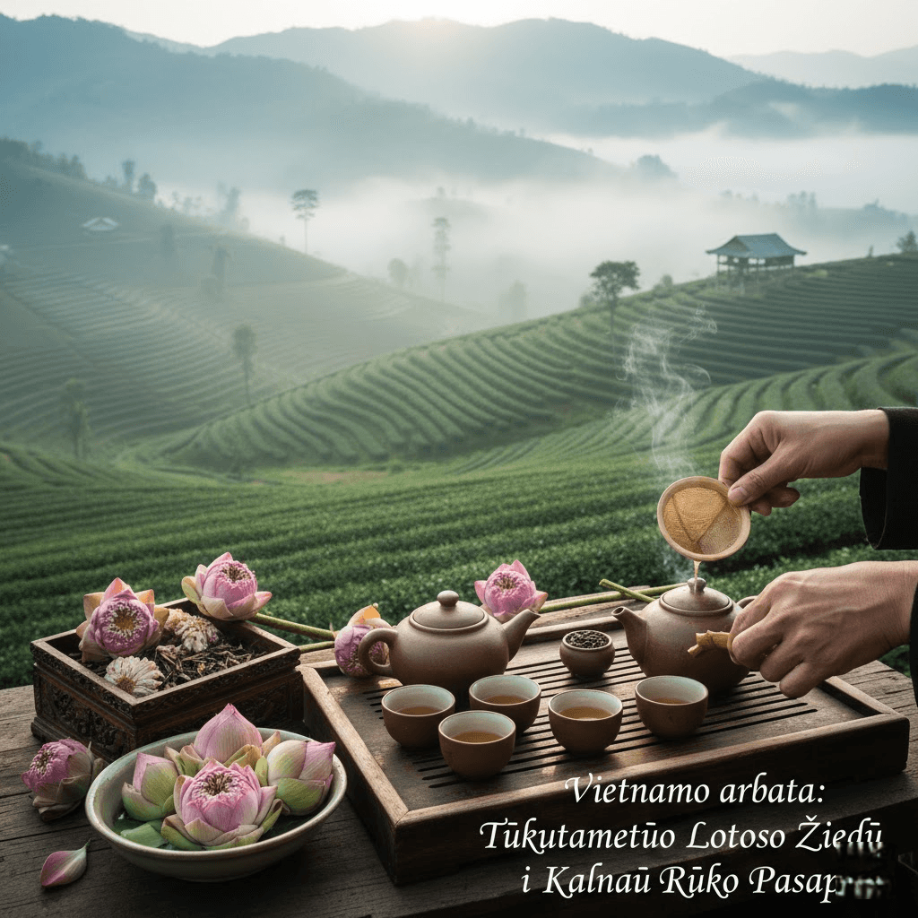 Vietnamo arbata: Tūkstantmečių Lotoso Žiedų ir Kalnų Rūko Paslaptis