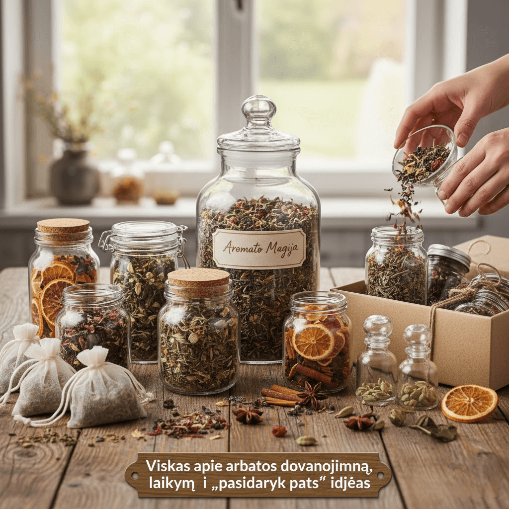 Aromato magija stiklainyje: Viskas apie arbatos dovanojimą, laikymą ir „pasidaryk pats“ idėjas Aromato magija stiklainyje: Viskas apie arbatos dovanojimą, laikymą ir „pasidaryk pats“ idėjas