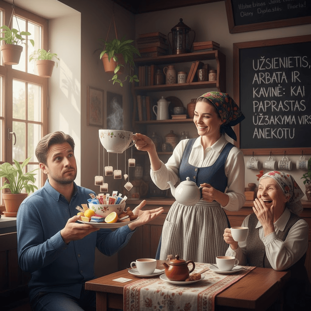 Užsienietis, Arbata ir Kavinė: Kai Paprastas Užsakymas Virsta Anekdotu Užsienietis, Arbata ir Kavinė: Kai Paprastas Užsakymas Virsta Anekdotu