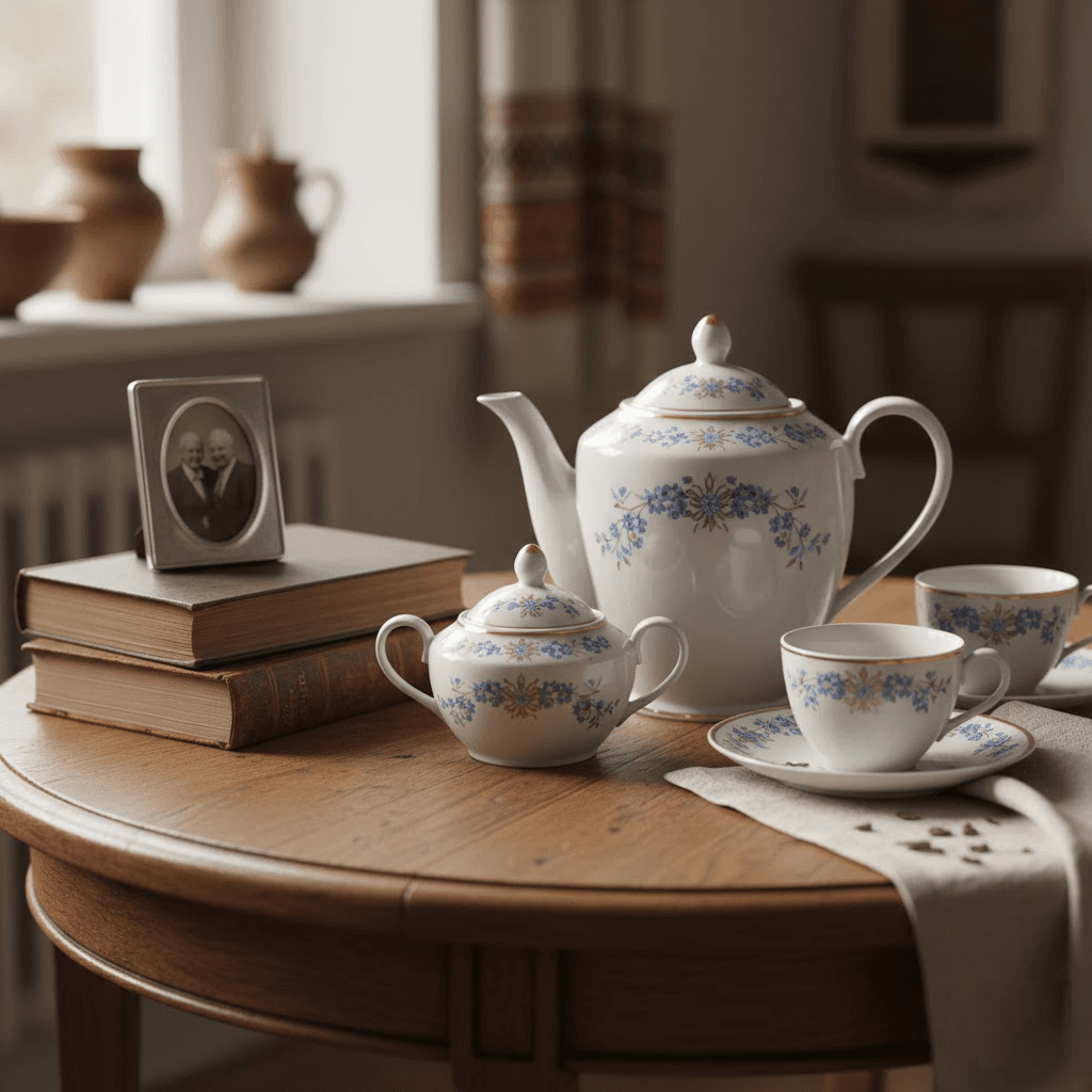 Nesenstanti elegancija Jūsų namuose: Kaip porcelianinis arbatos servizas kuria istorijas