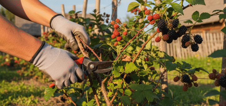 Atraskite Gervuogių Genėjimo Meną: Nuo Krūmo Formavimo Iki Rekordinių Uogų