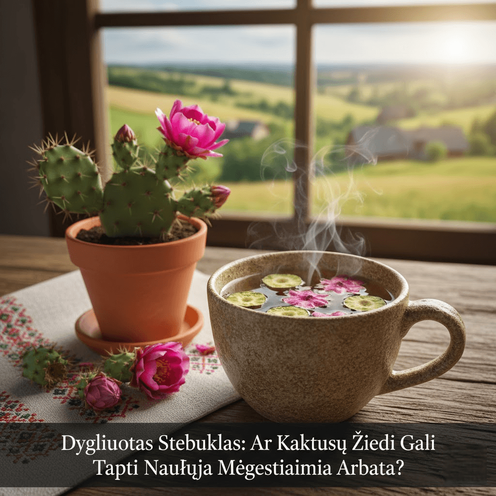 Dygliuotas Stebuklas: Ar Kaktusų Žiedai Gali Tapti Naująja Mėgstamiausia Arbata?
