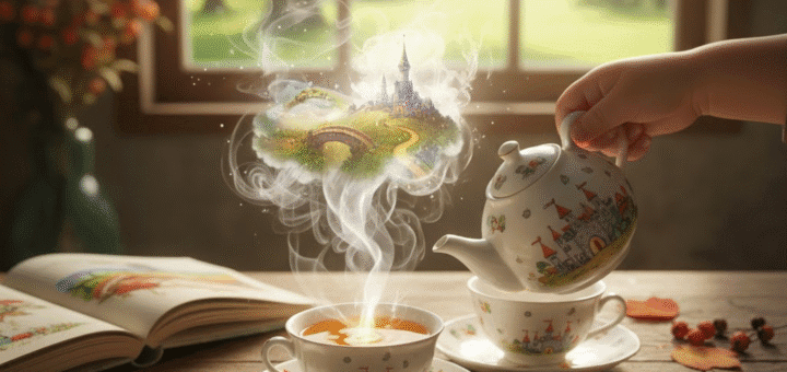 Pasaka puodelyje: Kodėl vaikiškas arbatos rinkinys yra durys į stebuklų šalį