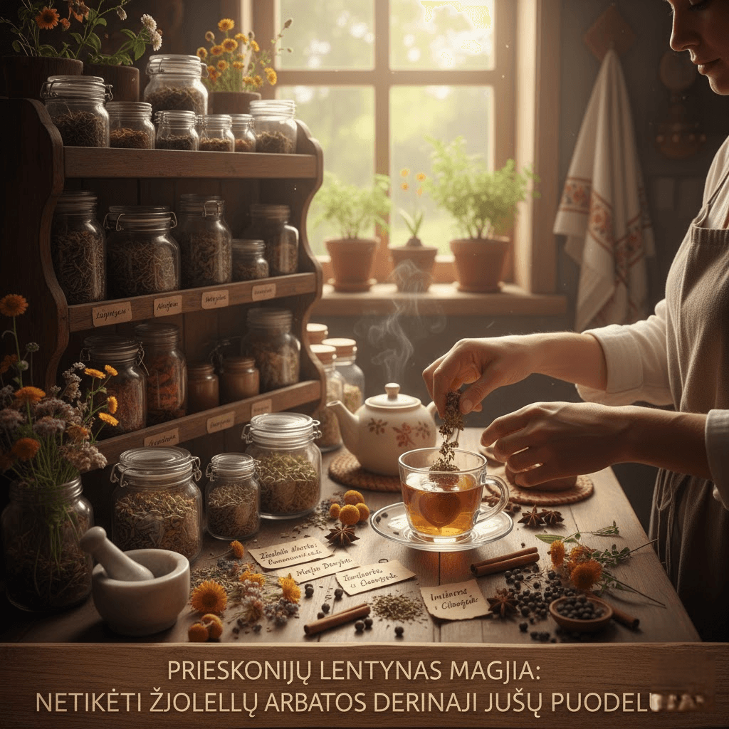 Prieskonių Lentynos Magija: Netikėti Žolelių Arbatos Deriniai Jūsų Puodeliui