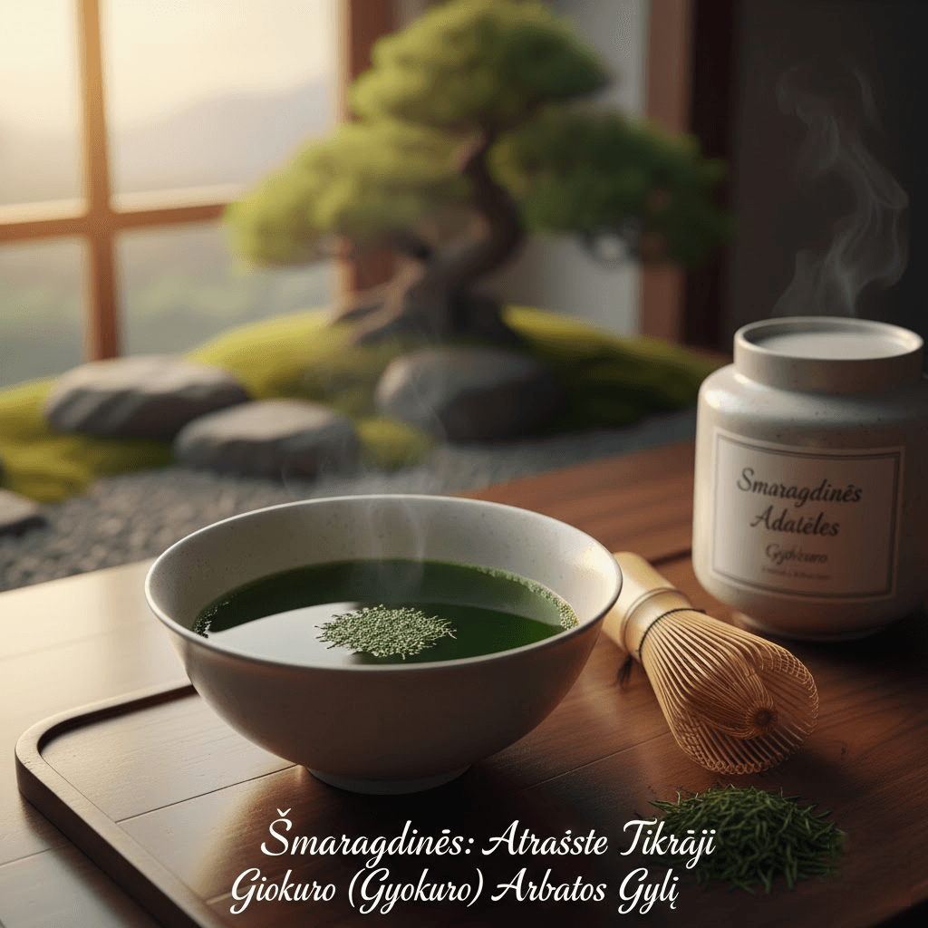 Smaragdinės Adatėlės: Atraskite Tikrąjį Giokuro (Gyokuro) Arbatos Gylį
