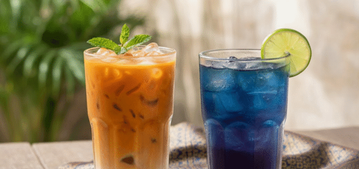 Tailando Magija Stiklinėje: Nuo Legendinės Cha Yen Iki Spalvą Keičiančios Mėlynosios Arbatos