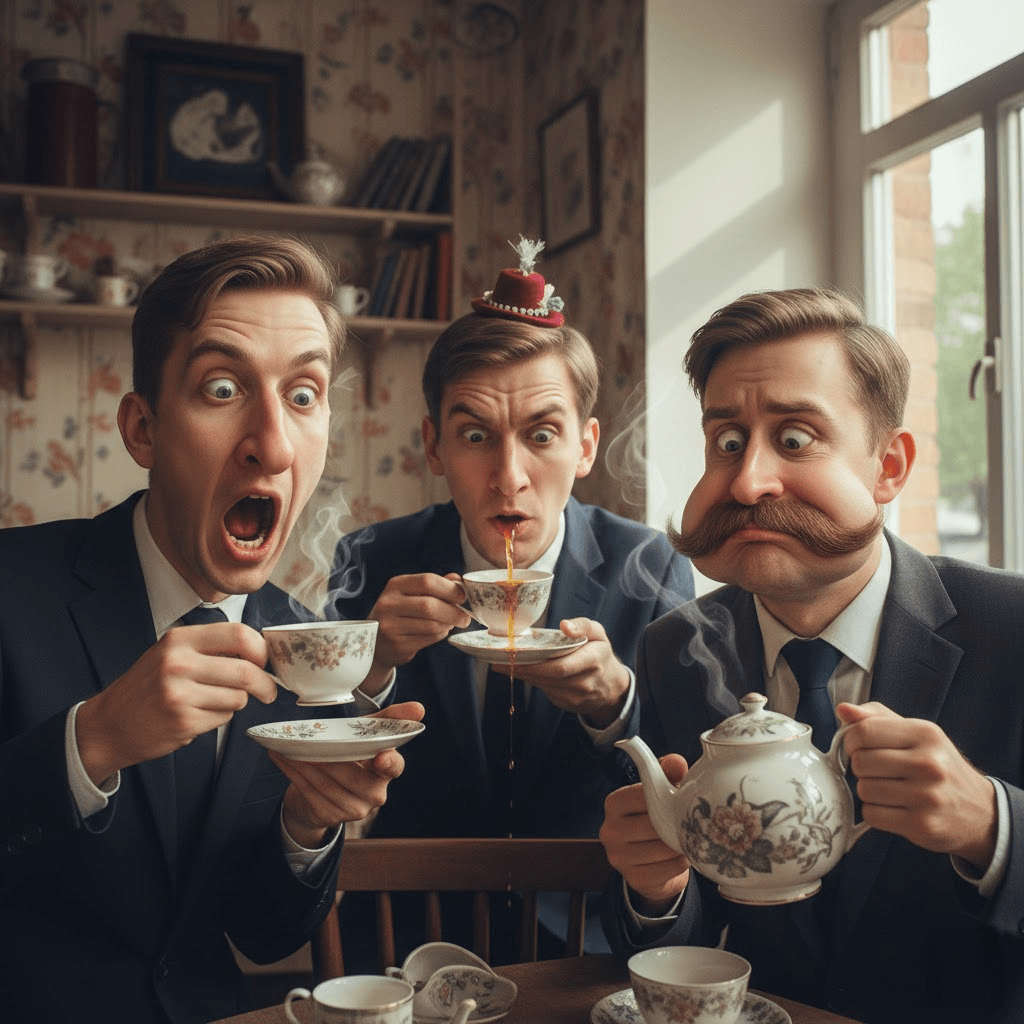 Arbata Vaikinų Groteskas: Kai Arbatos Puodelis Tampa Charakterio Iššūkiu