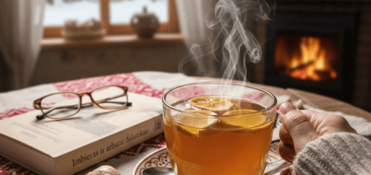 Imbieras su arbata: Ne tik šiluma, bet ir kasdienė sveikatos dozė puodelyje
