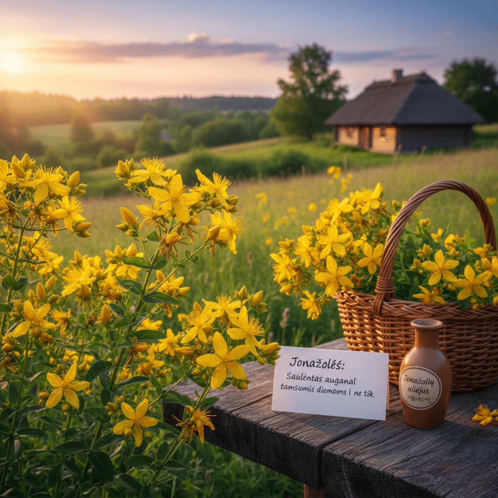 Jonažolės nauda: Saulėtas augalas tamsioms dienoms ir ne tik Jonažolės nauda: Saulėtas augalas tamsioms dienoms ir ne tik