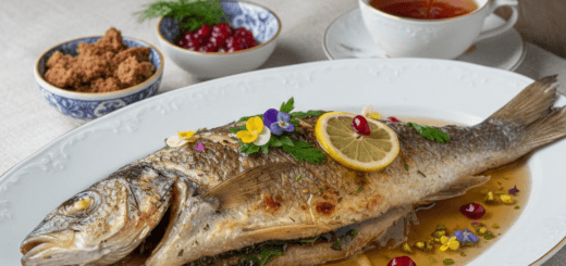 Netikėtas duetas: Žuvis arbatos drebučiuose – kulinarinė drąsa jūsų šventėms