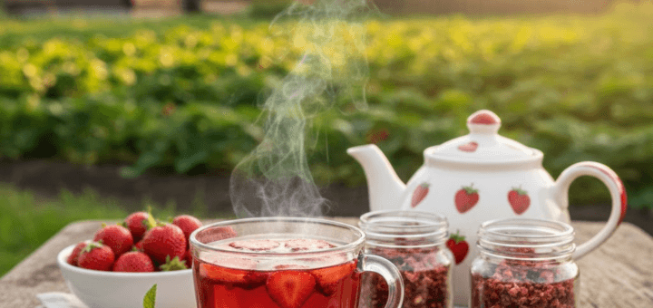 Braškių arbata: kvapni vasaros nostalgija ir jos paruošimo menas