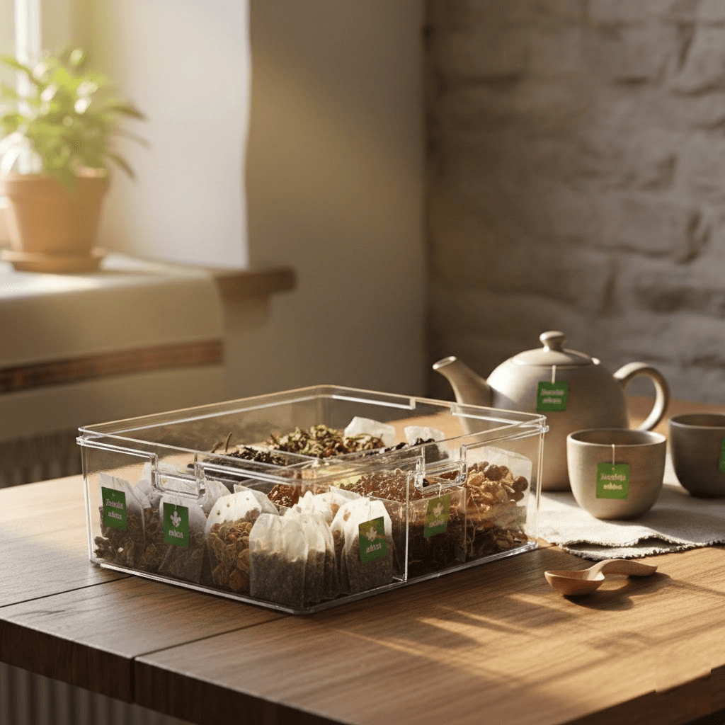 Plastikinė dėžutė arbatai: kodėl verta rinktis šiuolaikišką saugojimo būdą?