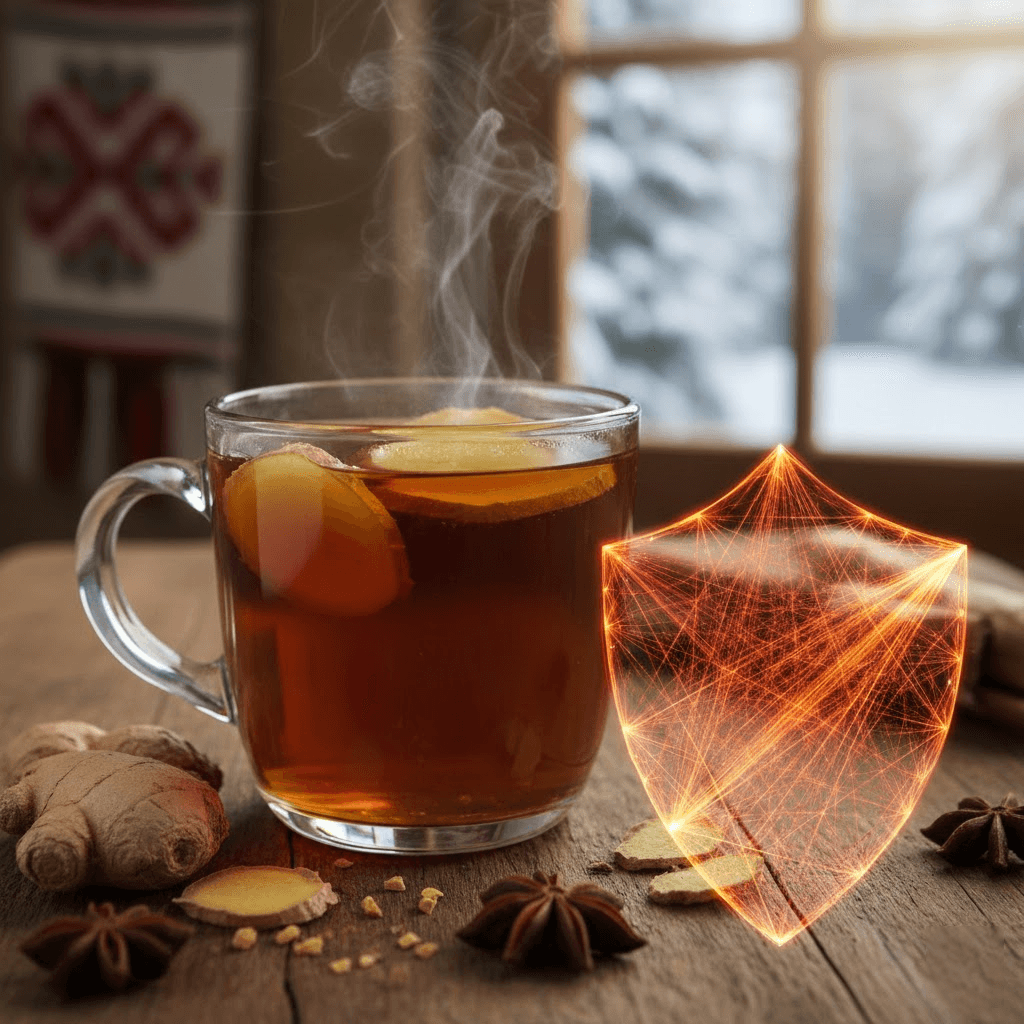 Juoda arbata su imbieru: Ugnis puodelyje ir jūsų imuniteto skydas