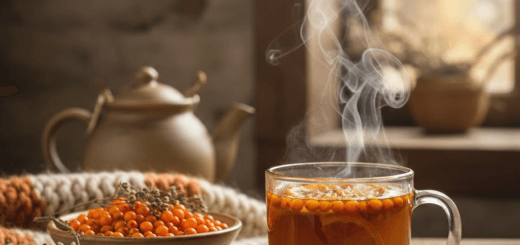 Skanovė šaltalankių arbata: Oranžinis jaukumas ir sveikata viename puodelyje