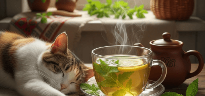 Katžolė arbata: ramybės eliksyras, kurį veltui atiduodame katėms