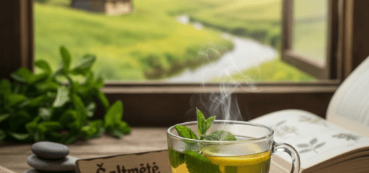 Šaltmėtė arbata: Gamtos dovana hormonų balansui ir šviesesniam protui