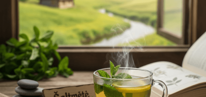Šaltmėtė arbata: Gamtos dovana hormonų balansui ir šviesesniam protui