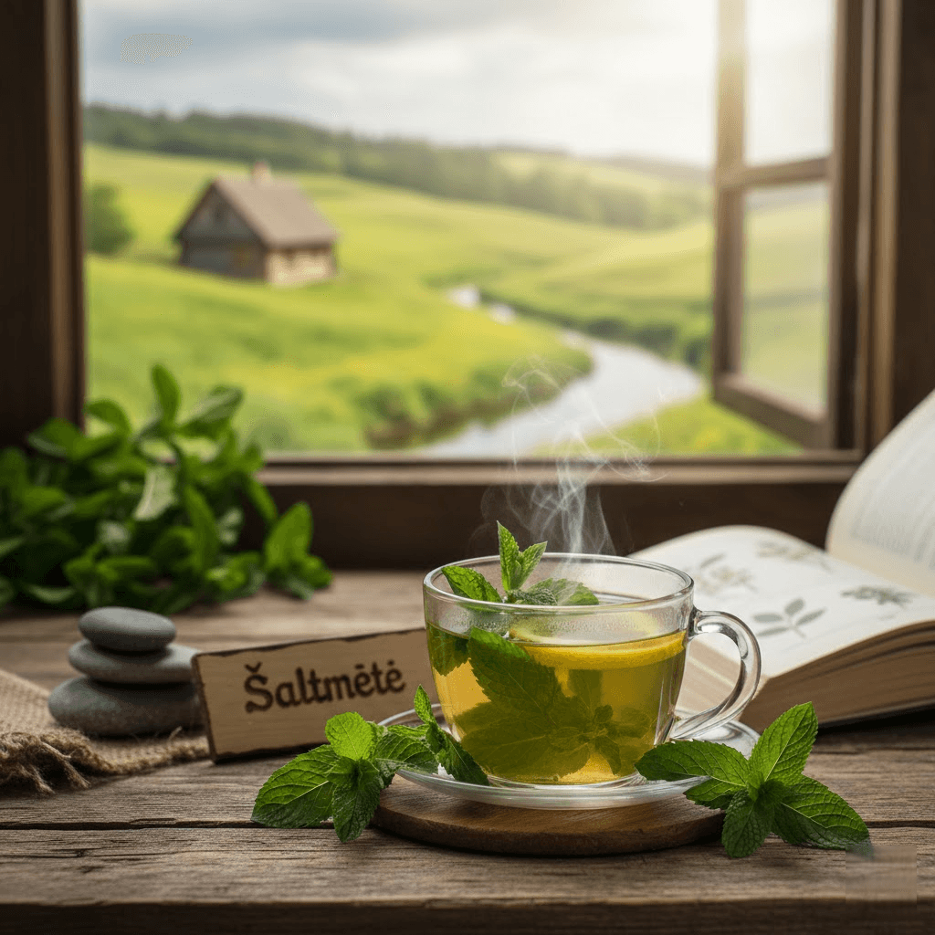 Šaltmėtė arbata: Gamtos dovana hormonų balansui ir šviesesniam protui