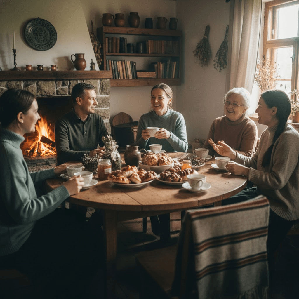 „Per retai susitinkam, kad gertume arbatą“: Šventės filosofija, keičianti mūsų vakarėlių kultūrą