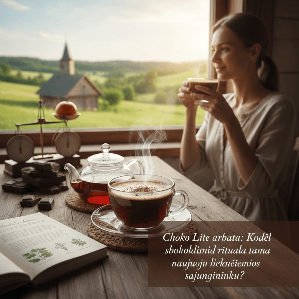 Choko Lite arbata: Kodėl šokoladinis ritualas tampa naujuoju lieknėjimo sąjungininku?