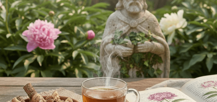 Bijūnų šaknų arbata: Paslėpta sodo karaliaus galia